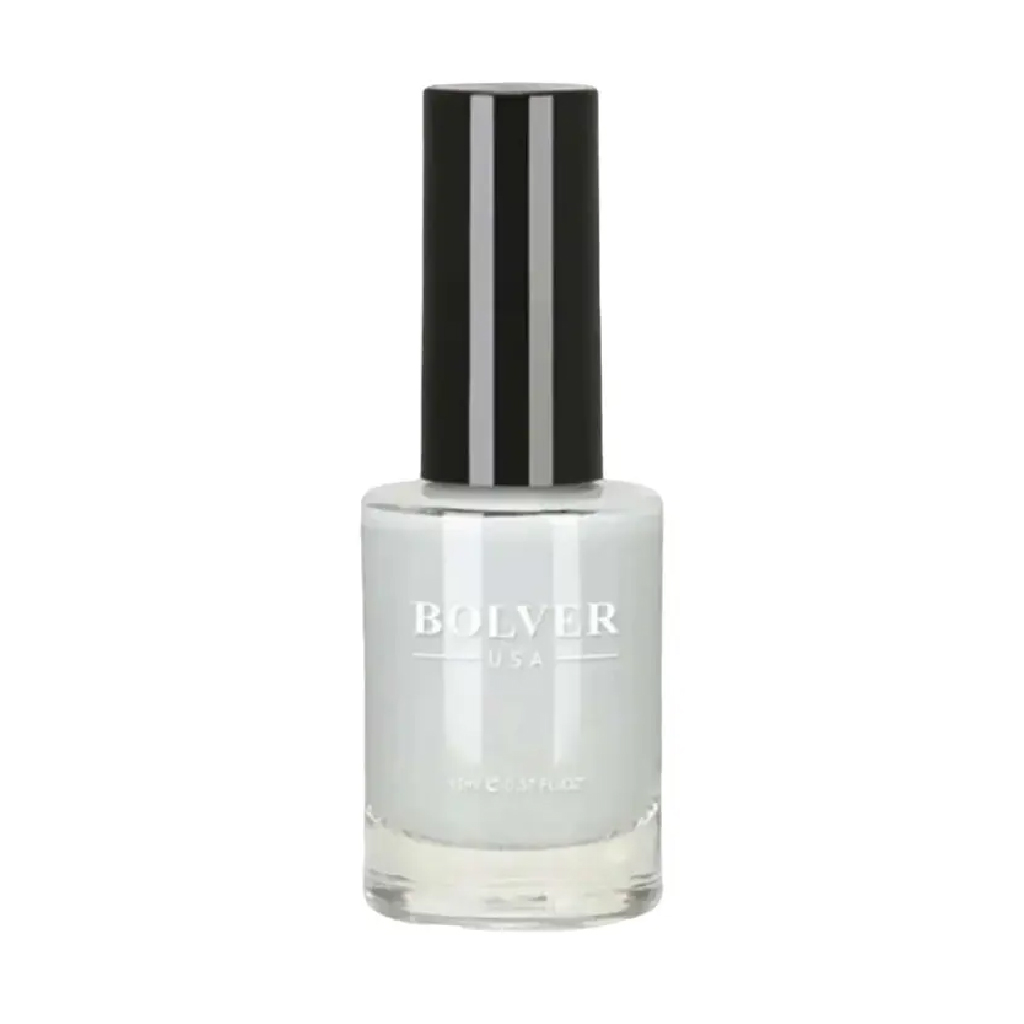 Polver, Nail Polish Light Gray, Long-lasting light gray nail polish, standard size