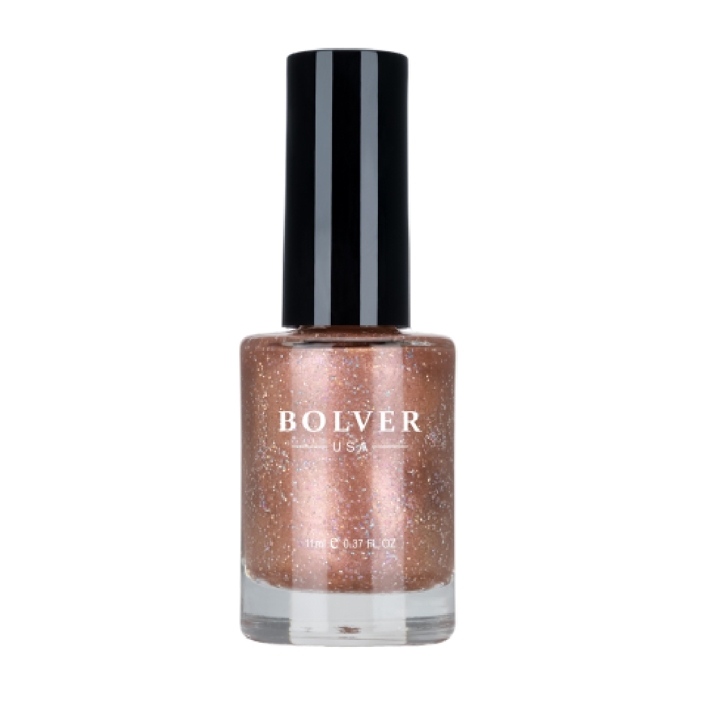 Polver, Nail Polish Salt Caramel 760, Warm caramel shade nail polish