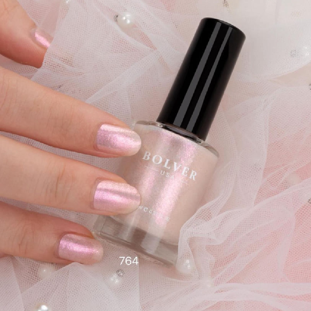 Polver, Nail Polish Glitter Bread, Glitter finish nail polish for sparkling nails, 764