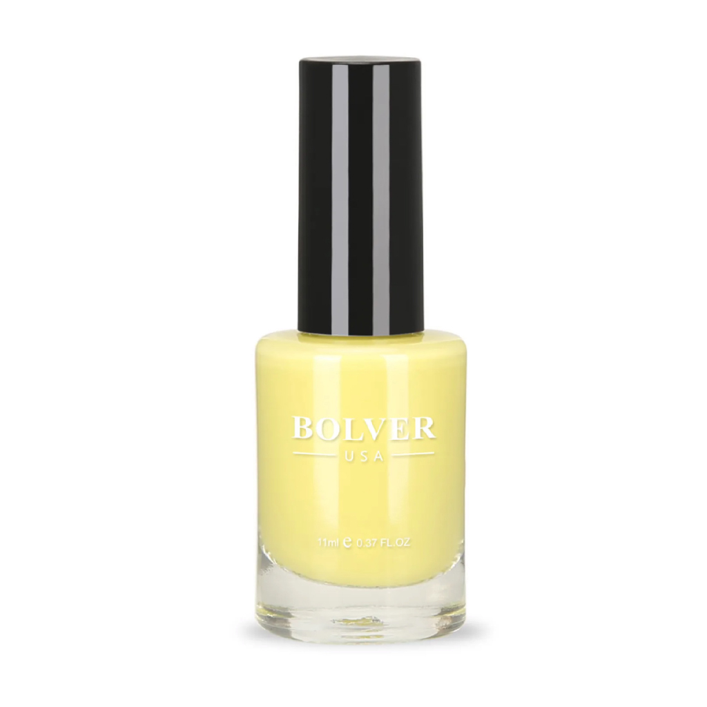 Bolver Nail Polish, Lemon Bright Yellow Shade, Nail Polish