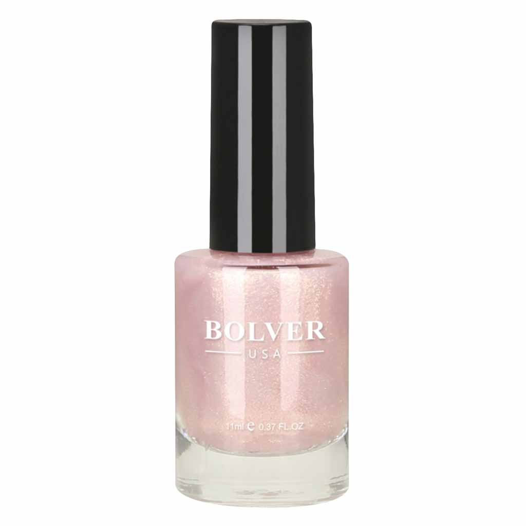 Bolver, Nail Polish Barbie Glitter 15-656, Sparkling glitter nail polish with vibrant color, 15 ml