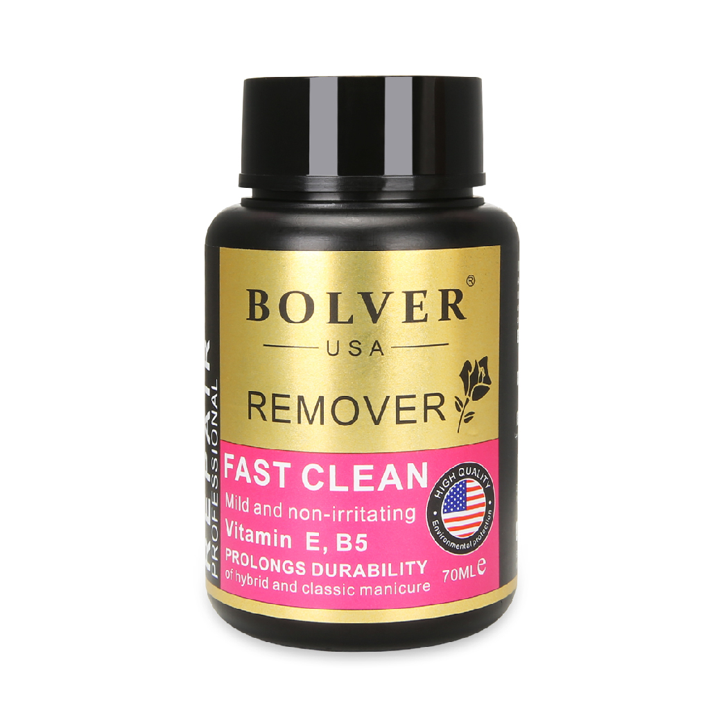 Polver, Nail Polish Remover BV808, Effective nail polish remover for quick and gentle removal, 100ml