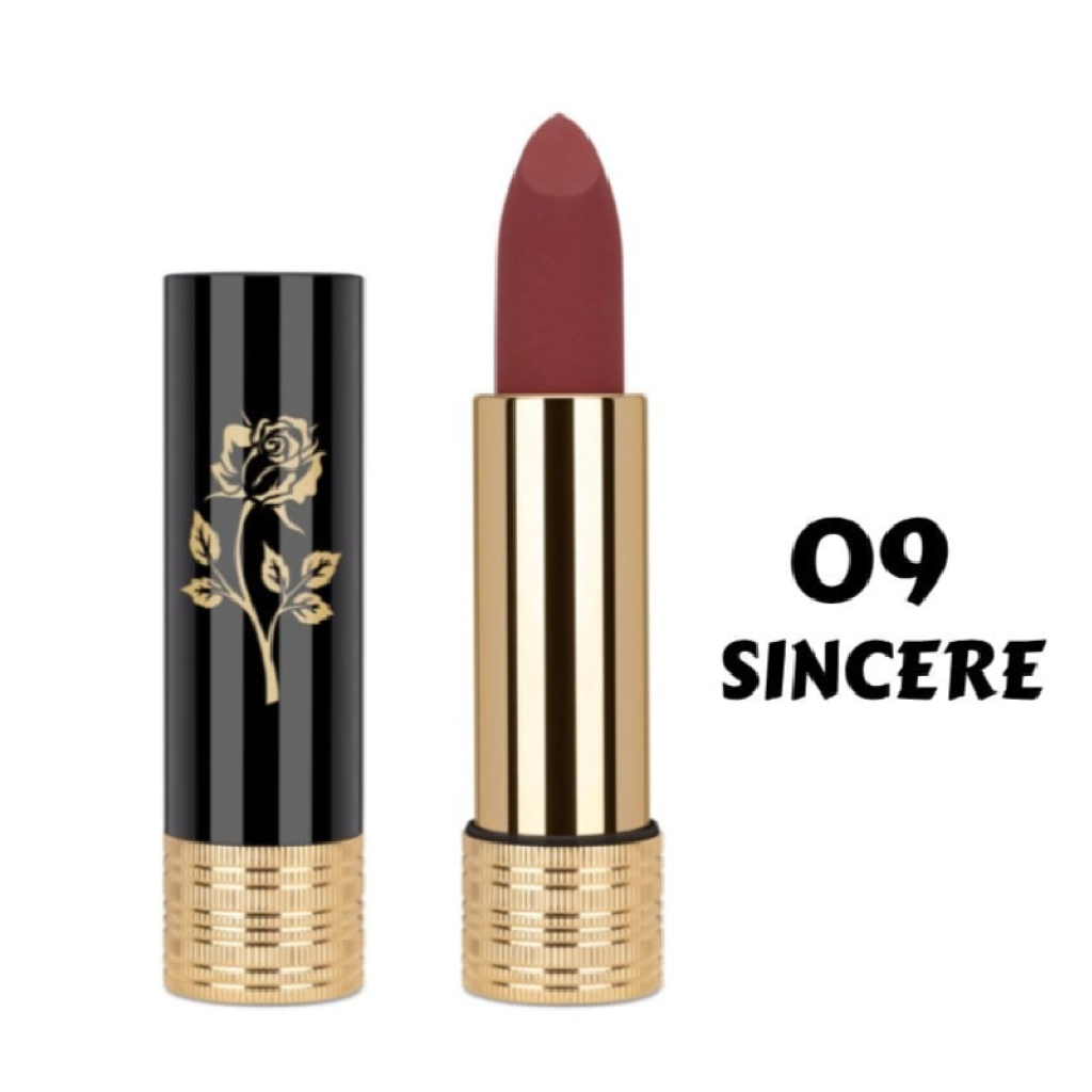 BOLVER, Lipstick Sincere 09, Long-lasting lipstick with rich, even color