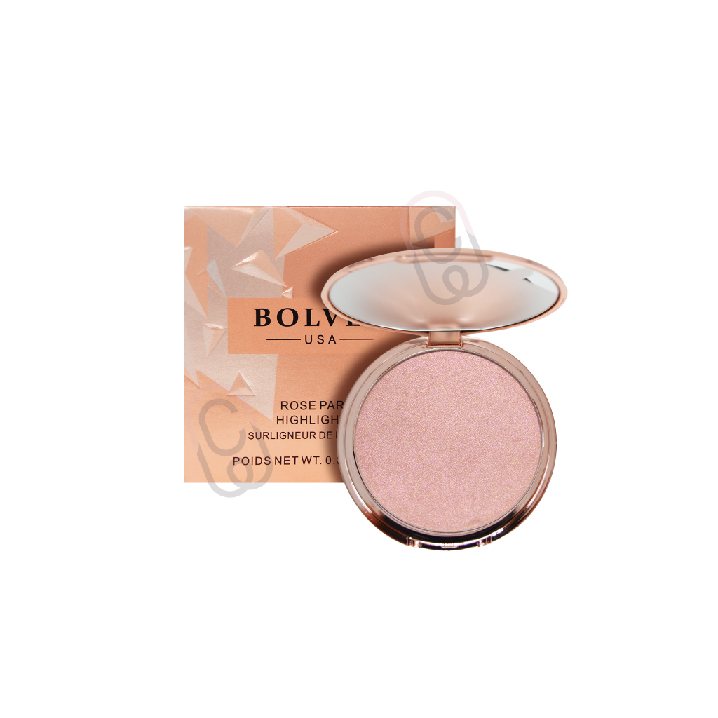 Bolver Rose Party Highlighter PR02, Radiant Glow Face Highlighter, Highlighter