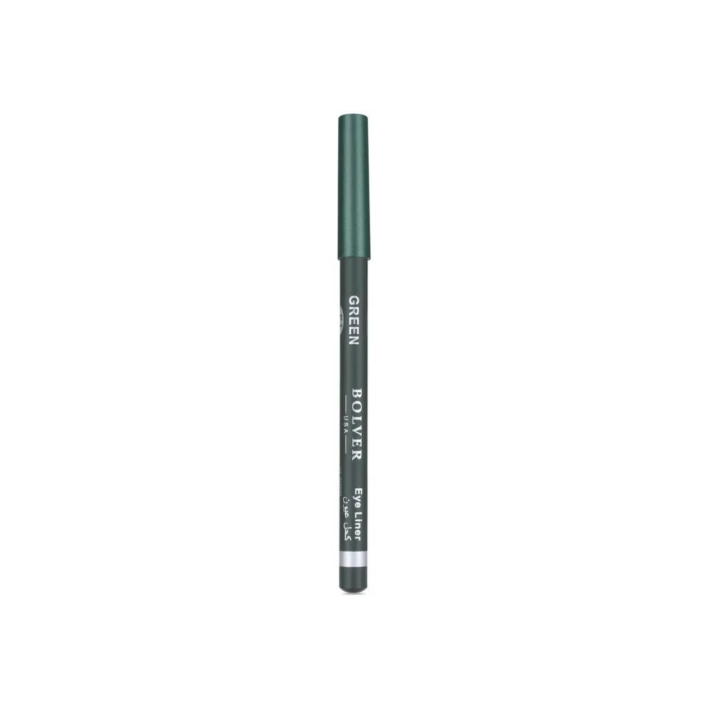 Bolver, Green Eyeliner Pencil, Smooth Long-Lasting Eye Definition, E1