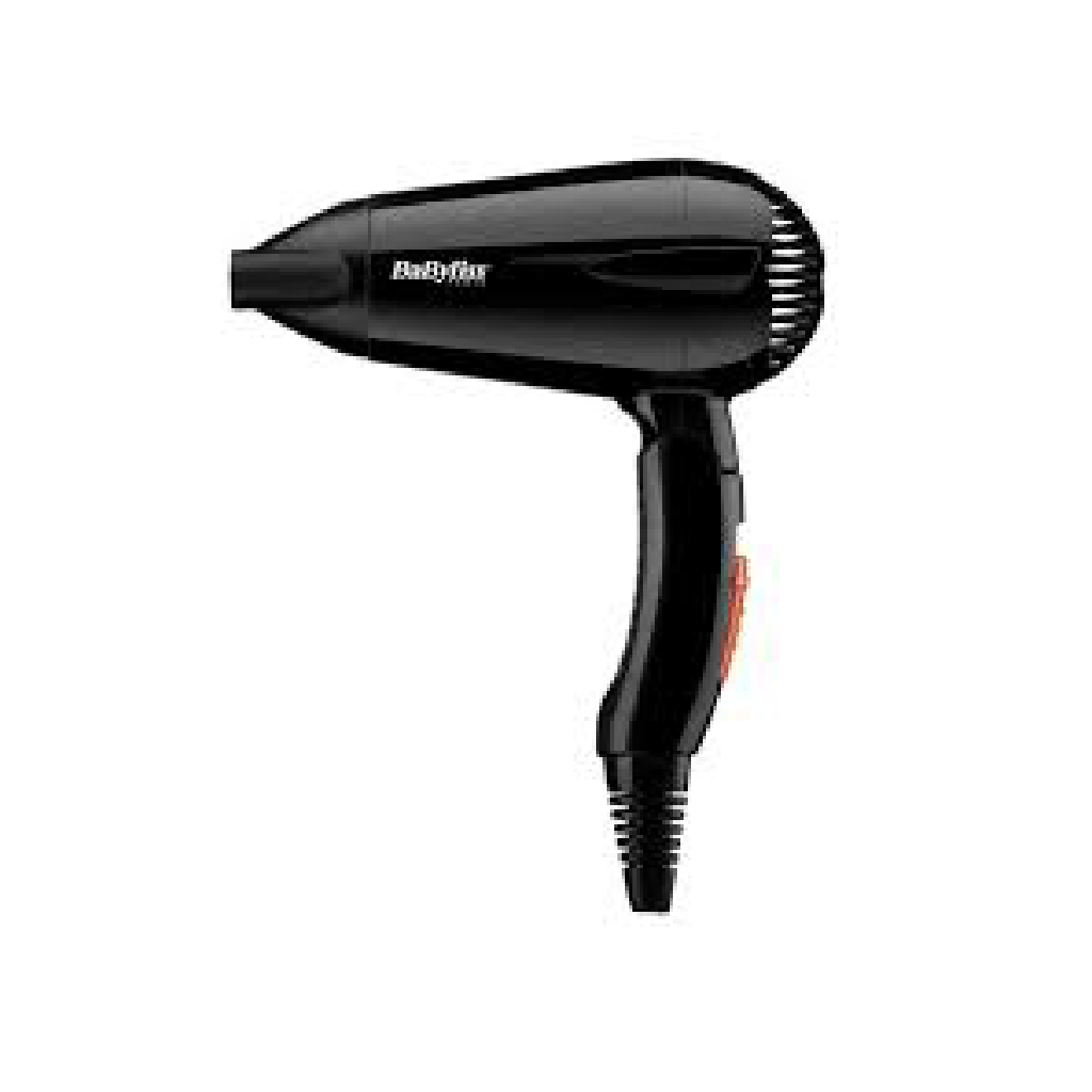 Babyliss, Travel Hair Dryer 2000W, Compact powerful hair dryer for travel use