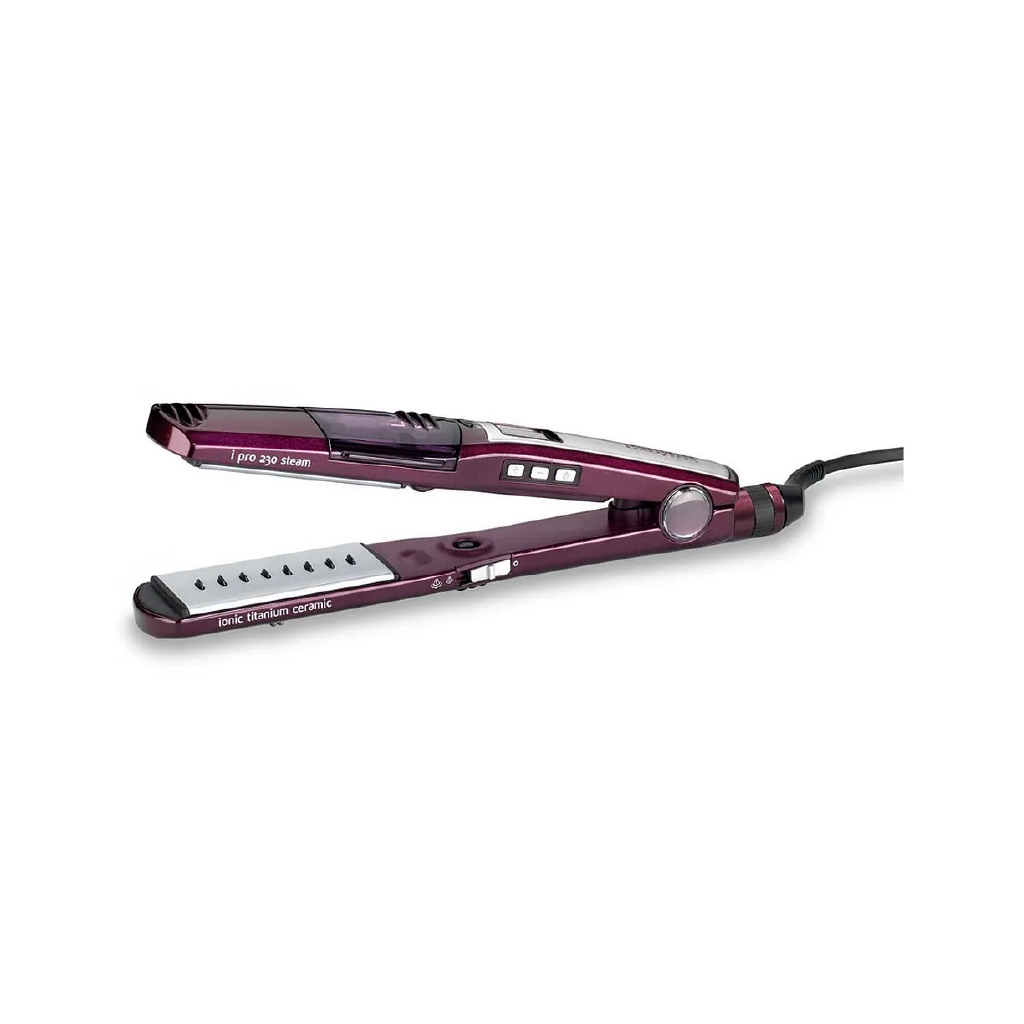 BaByliss, Steam Straightener Retractable, Steam Hair Straightening Iron, Straightener