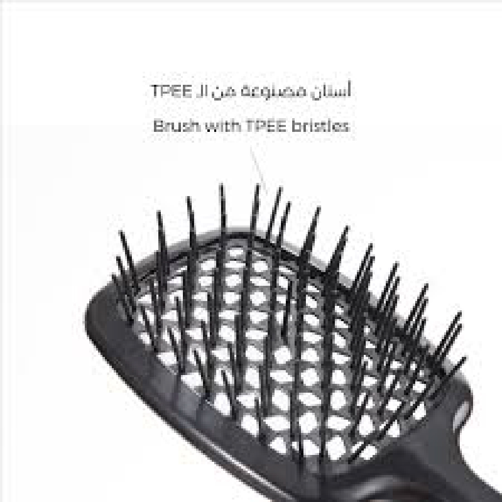 La Belle, Black Master Brush, Professional Paddle Hair Brush, Smooth Finish