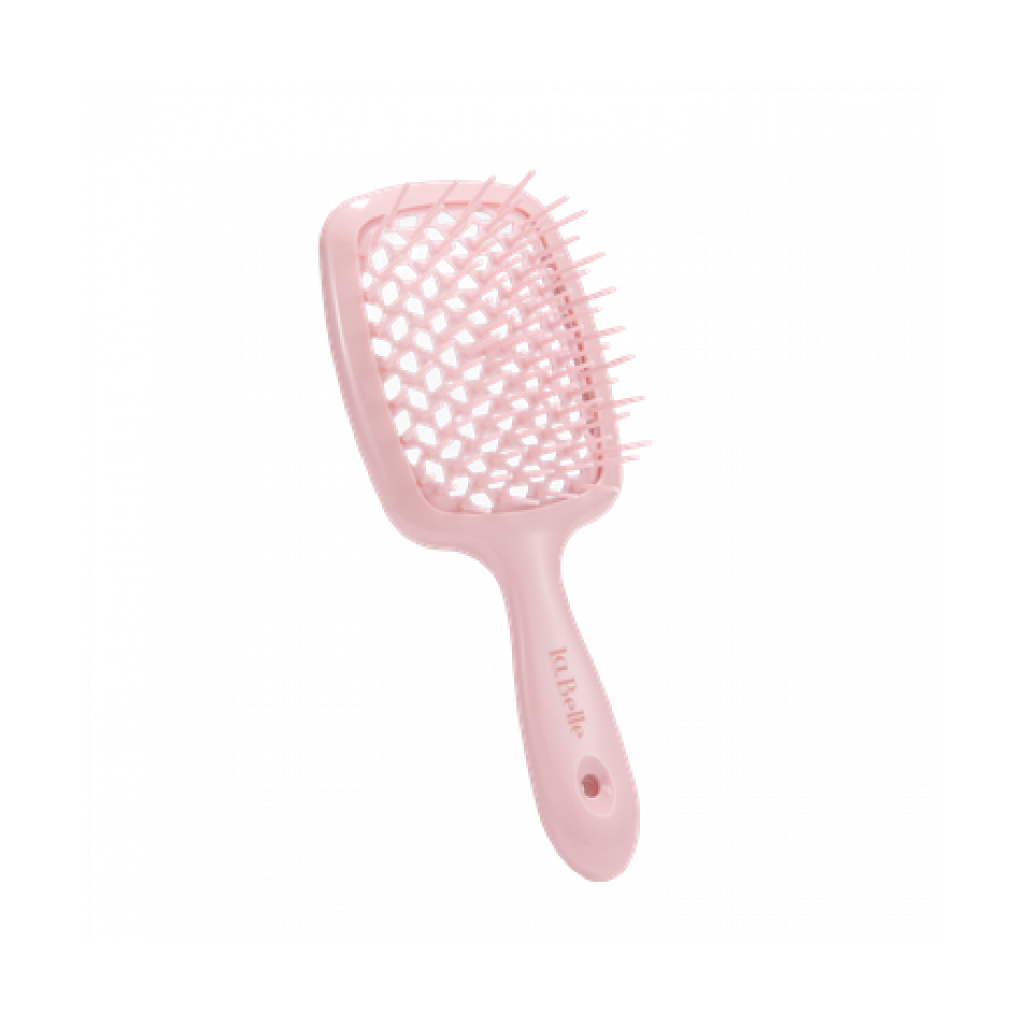 La Belle, Pink Master Brush, Professional Paddle Hair Brush, Pink Finish