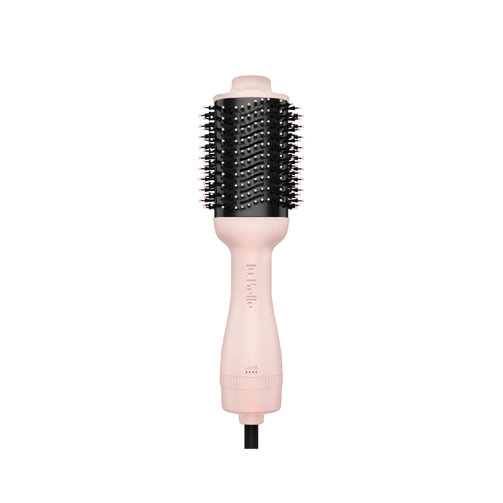 La Belle, Brush Solo Pink, Compact Travel-Friendly Detangling Brush, Brush