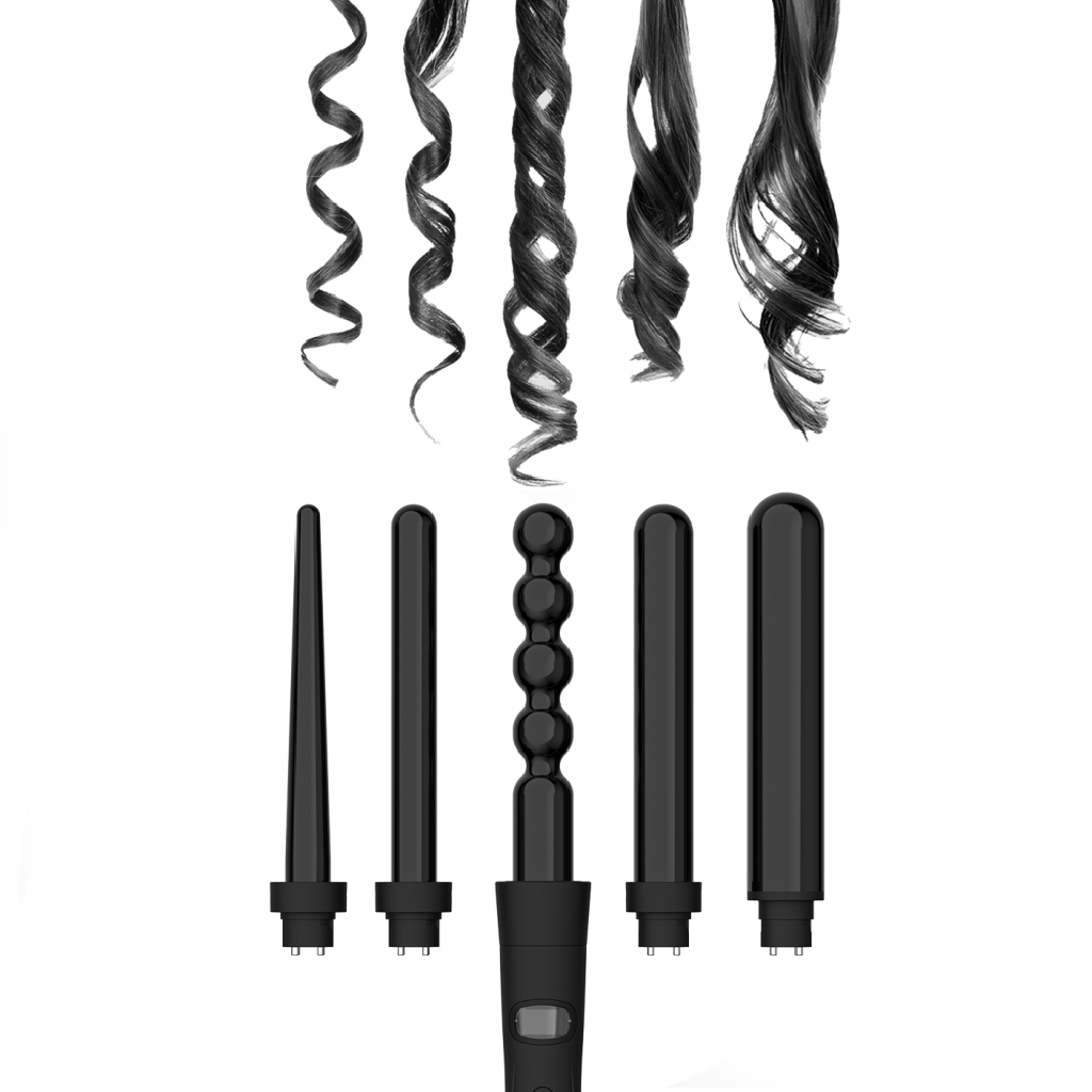 La Belle, Curly Pro Curling Iron, Professional Adjustable Heat Styling Tool