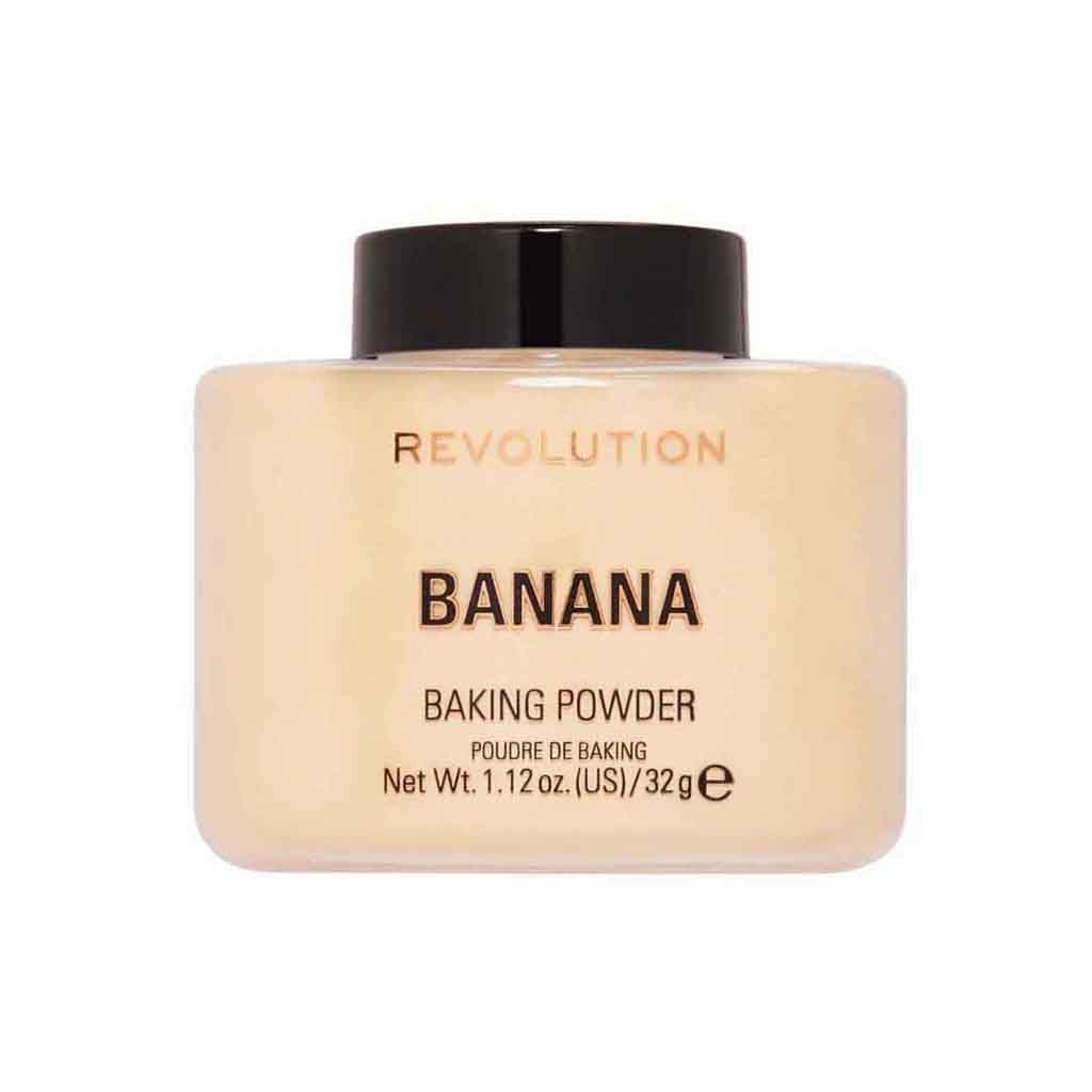 Makeup Revolution, Loose baking powder banana, Brightening translucent setting powder