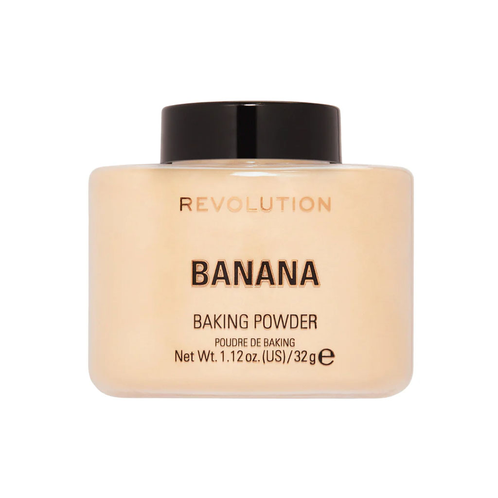 Makeup Revolution, Loose baking powder banana, Brightening translucent setting powder