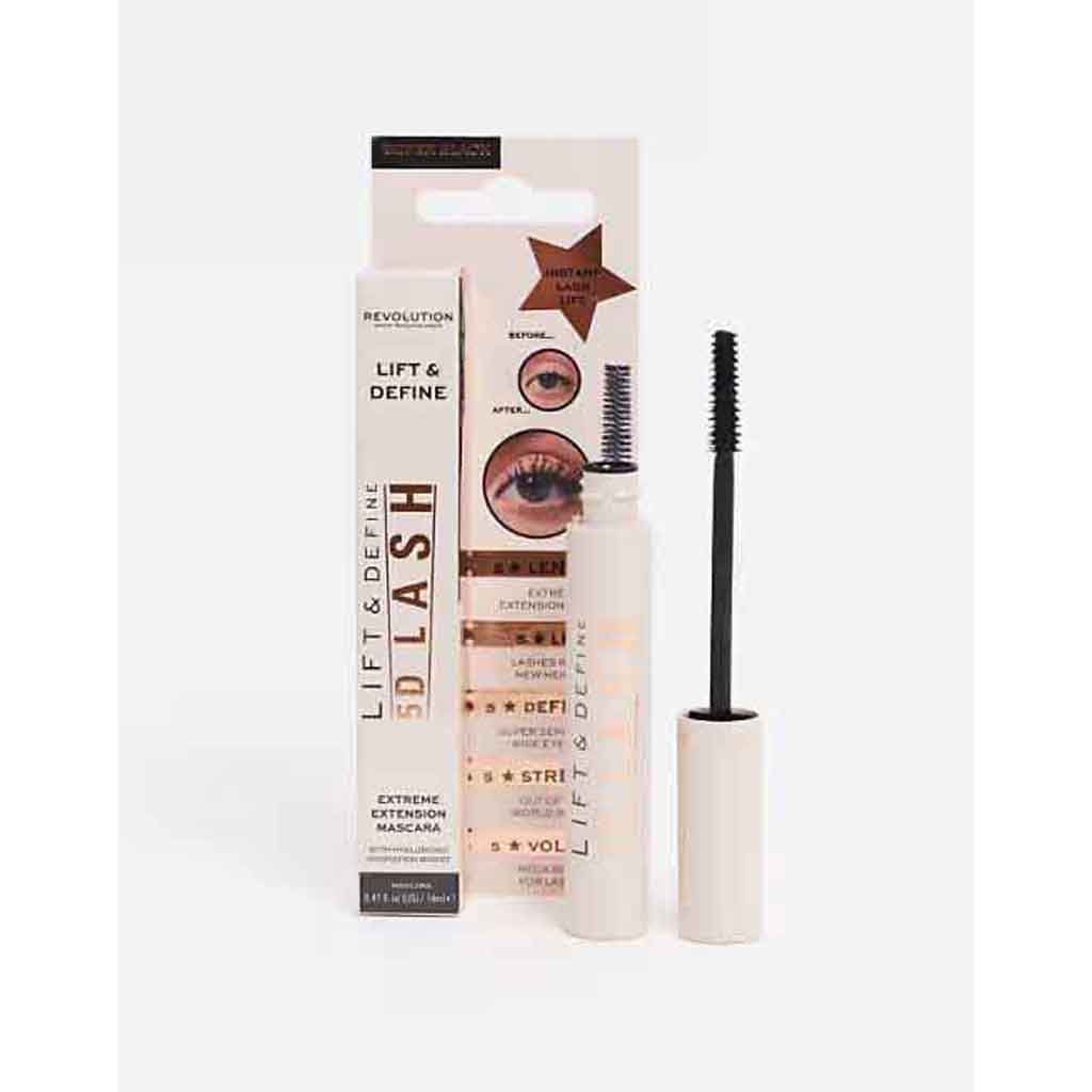Makeup Revolution, 5D Mascara, Volumizing and lengthening mascara for dramatic lashes