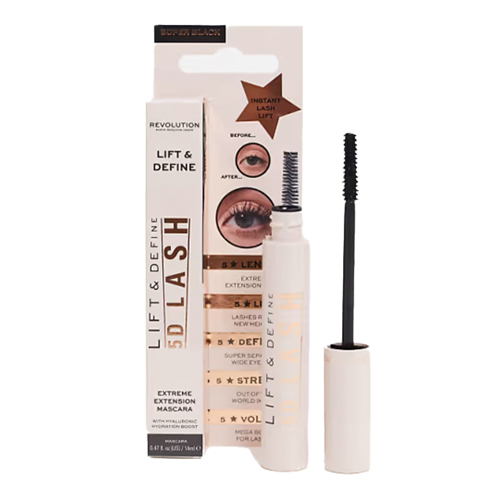 Makeup Revolution, 5D Mascara, Volumizing and lengthening mascara for dramatic lashes