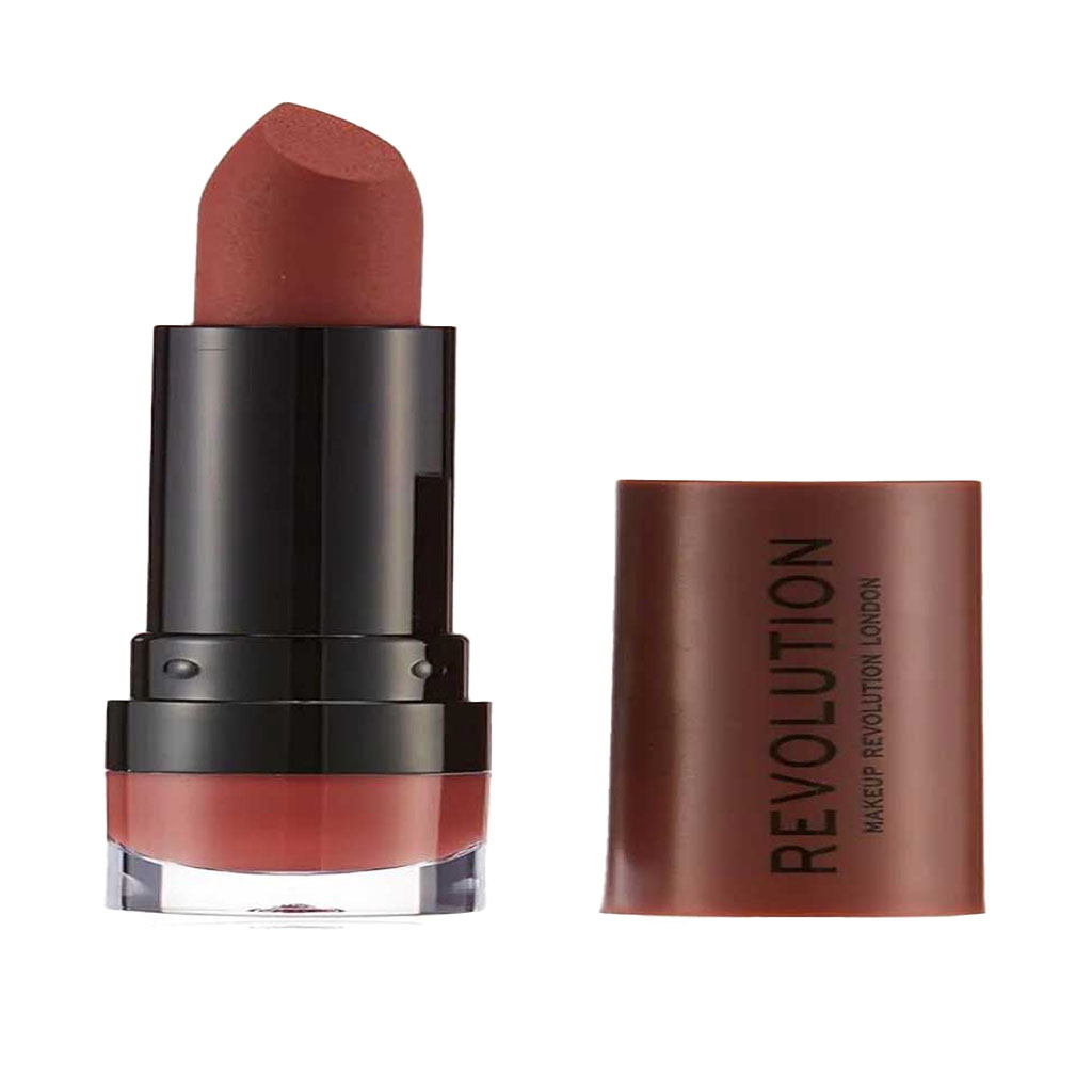 Makeup Revolution, Gone Rogue Matte Lipstick 124, Intense matte finish lipstick with rich color