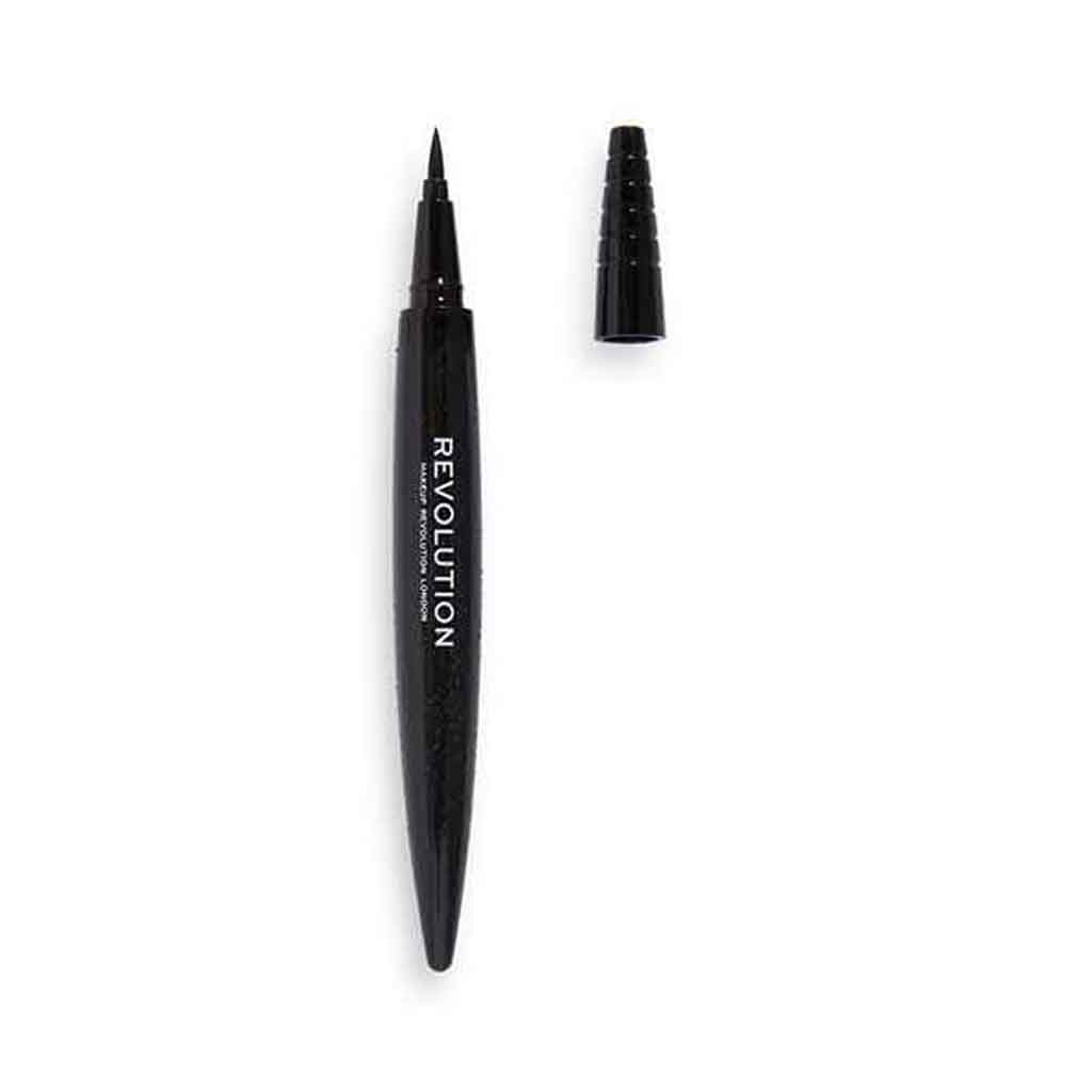 Makeup Revolution, Waterproof Renaissance Eyeliner, Long-lasting waterproof eyeliner for precise application