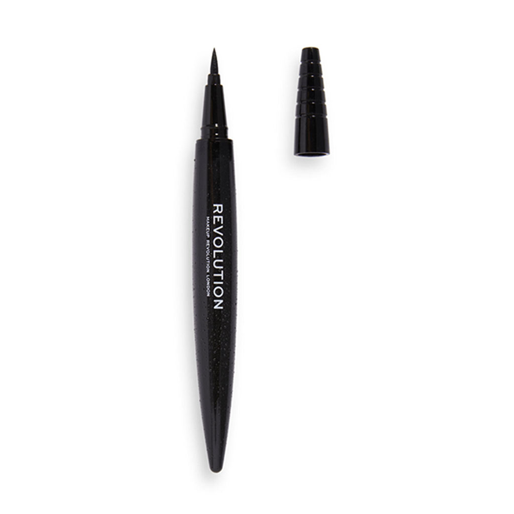 Makeup Revolution, Waterproof Renaissance Eyeliner, Long-lasting waterproof eyeliner for precise application