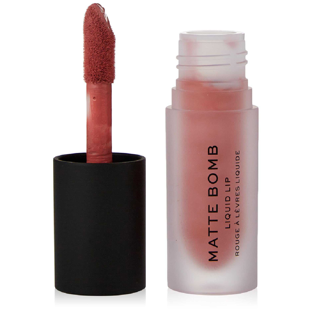 Makeup Revolution, Matte bomb fancy pink, Vibrant pink matte liquid lipstick