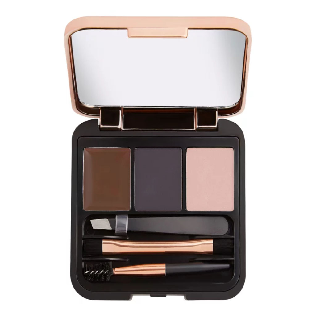 Makeup Revolution, Brow Sculpt Kit, Complete eyebrow shaping and defining kit, Dark brown