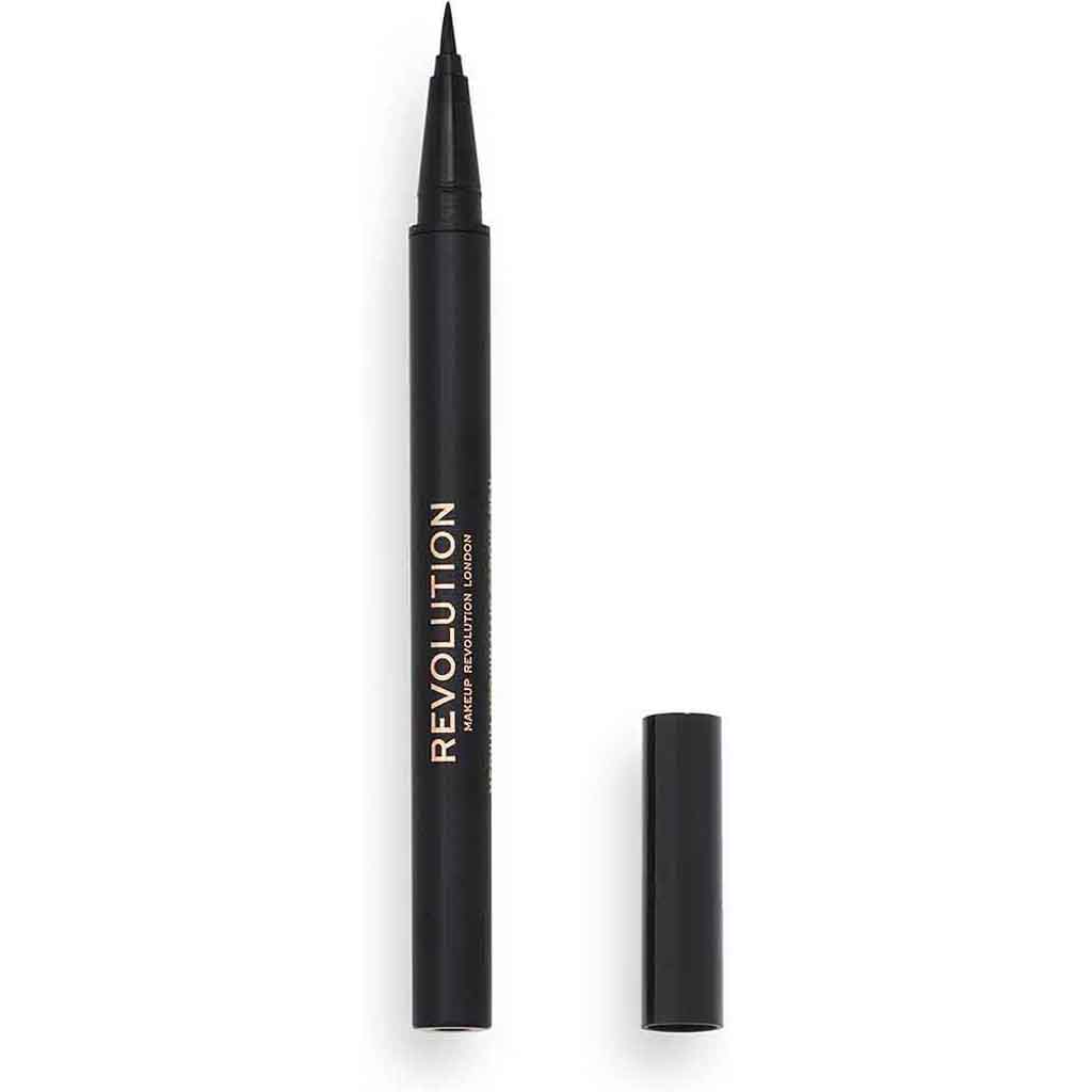 Makeup Revolution, Hair Stroke Brow Pen Dark Brown, Precision pen for natural hair-like brows