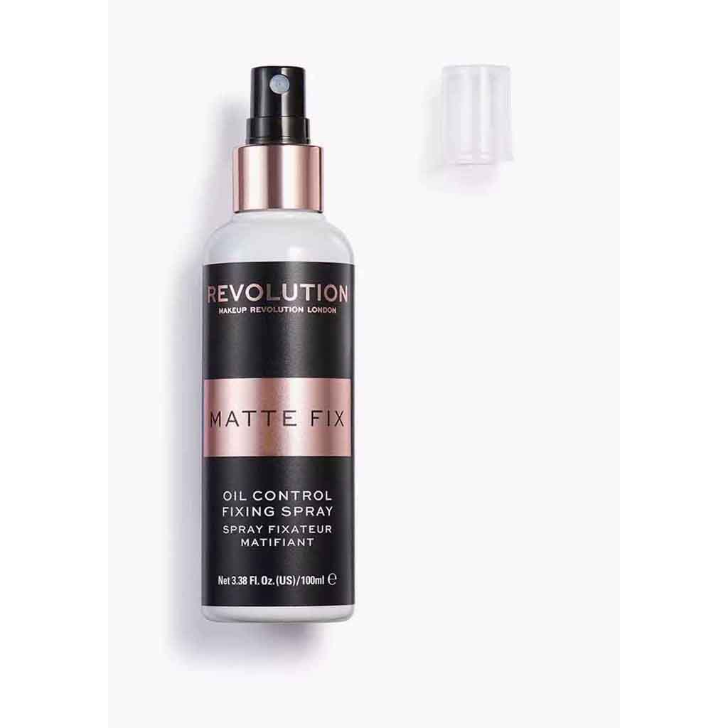Makeup Revolution, Oil control fixing spray, Mattifying makeup setting spray for oily skin, 100ml