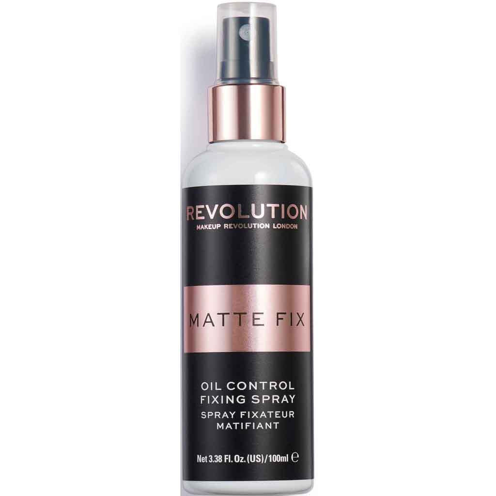 Makeup Revolution, Oil control fixing spray, Mattifying makeup setting spray for oily skin, 100ml