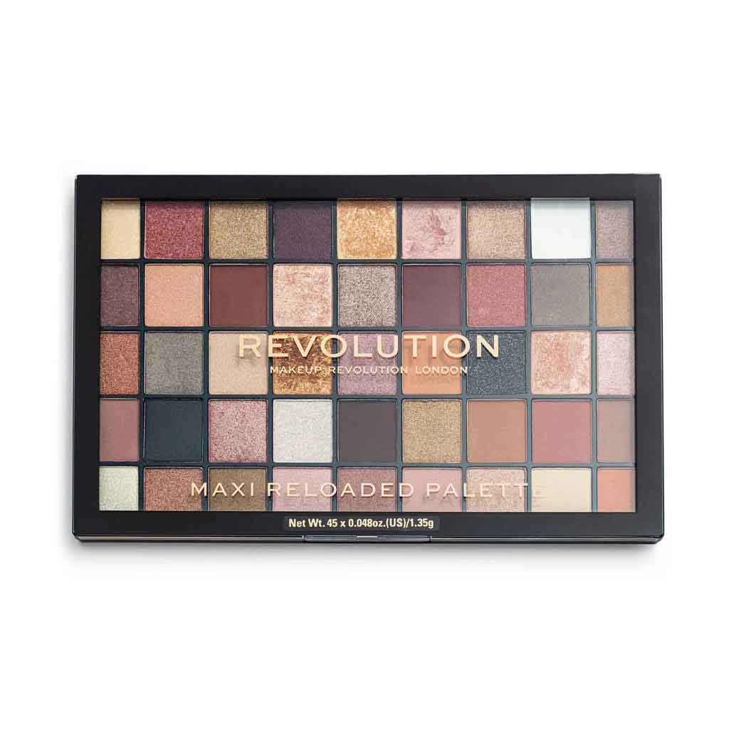 Makeup Revolution, Maxi reloaded palette large it up, Extensive eyeshadow palette with vibrant shades