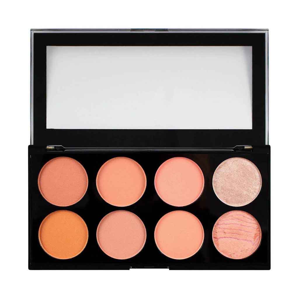 Makeup Revolution, Ultra Blush Palette Hot Spice, Highly pigmented blush palette with warm tones