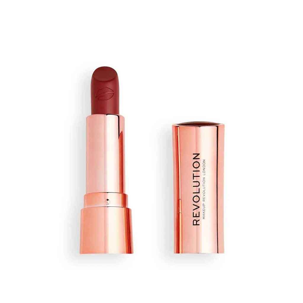 Makeup Revolution, Satin Kiss Lipstick, Smooth satin finish lipstick in rose shade