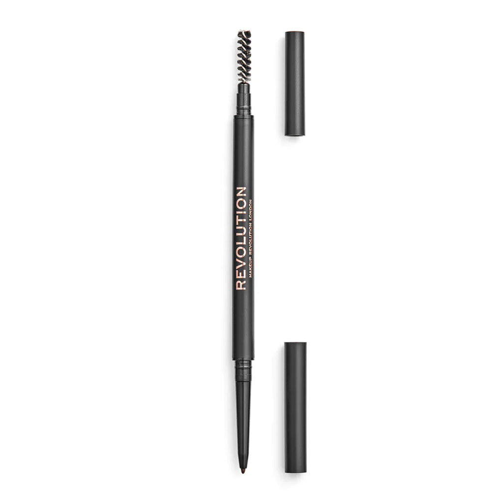 Makeup Revolution, Precise Brow Pencil Medium Brown, Fine tip eyebrow pencil for natural definition
