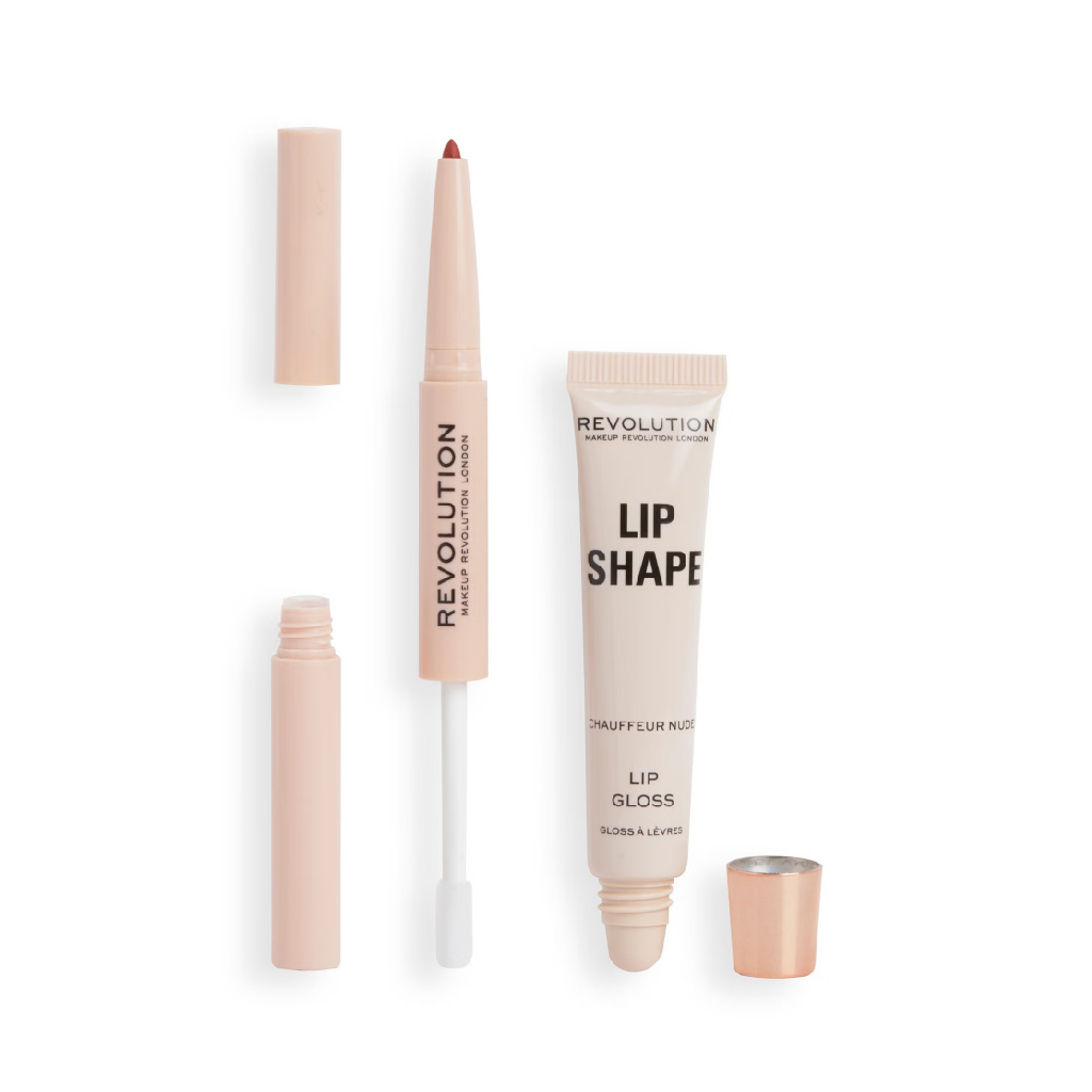 Makeup Revolution, Lip Lift Kit, Enhancing lip kit in burgundy brown shade