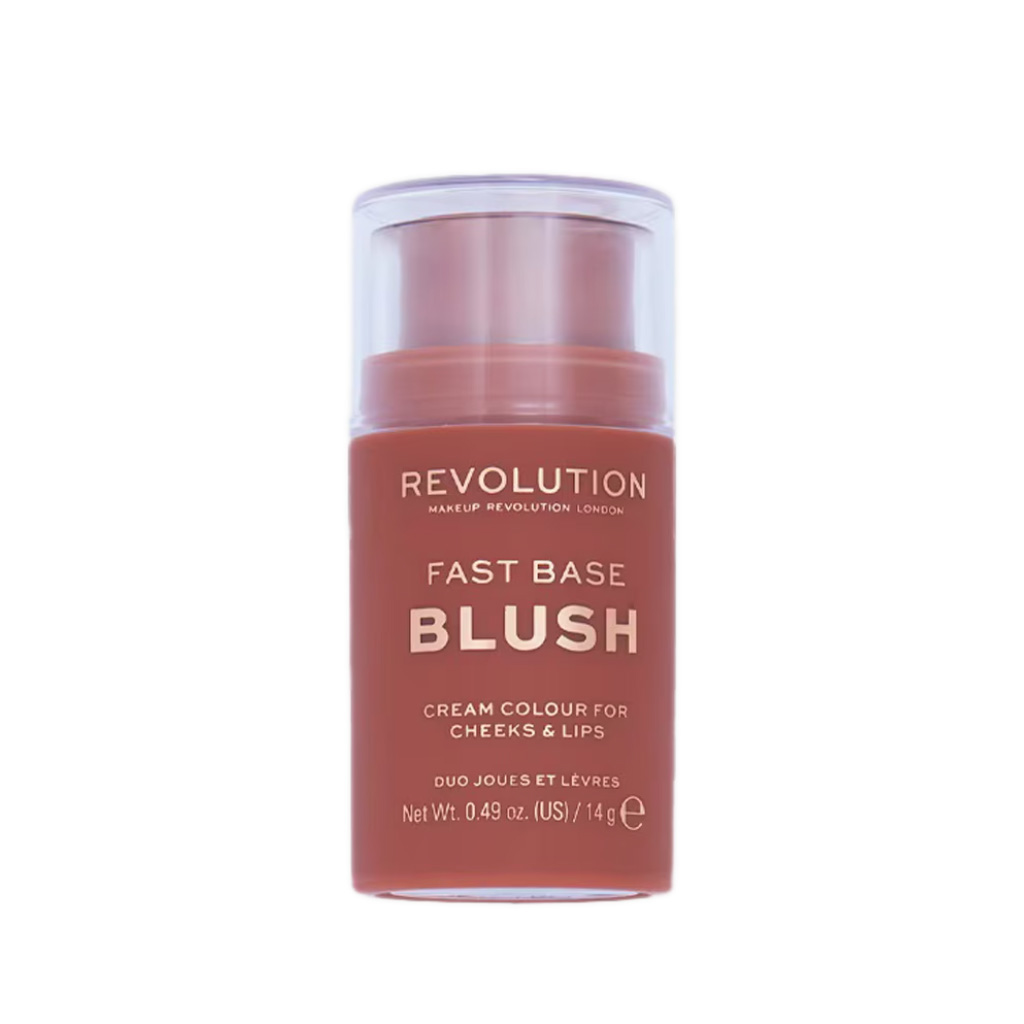 Makeup Revolution, Fast Base Blush Stick, Creamy blendable blush in mauve shade, Stick form