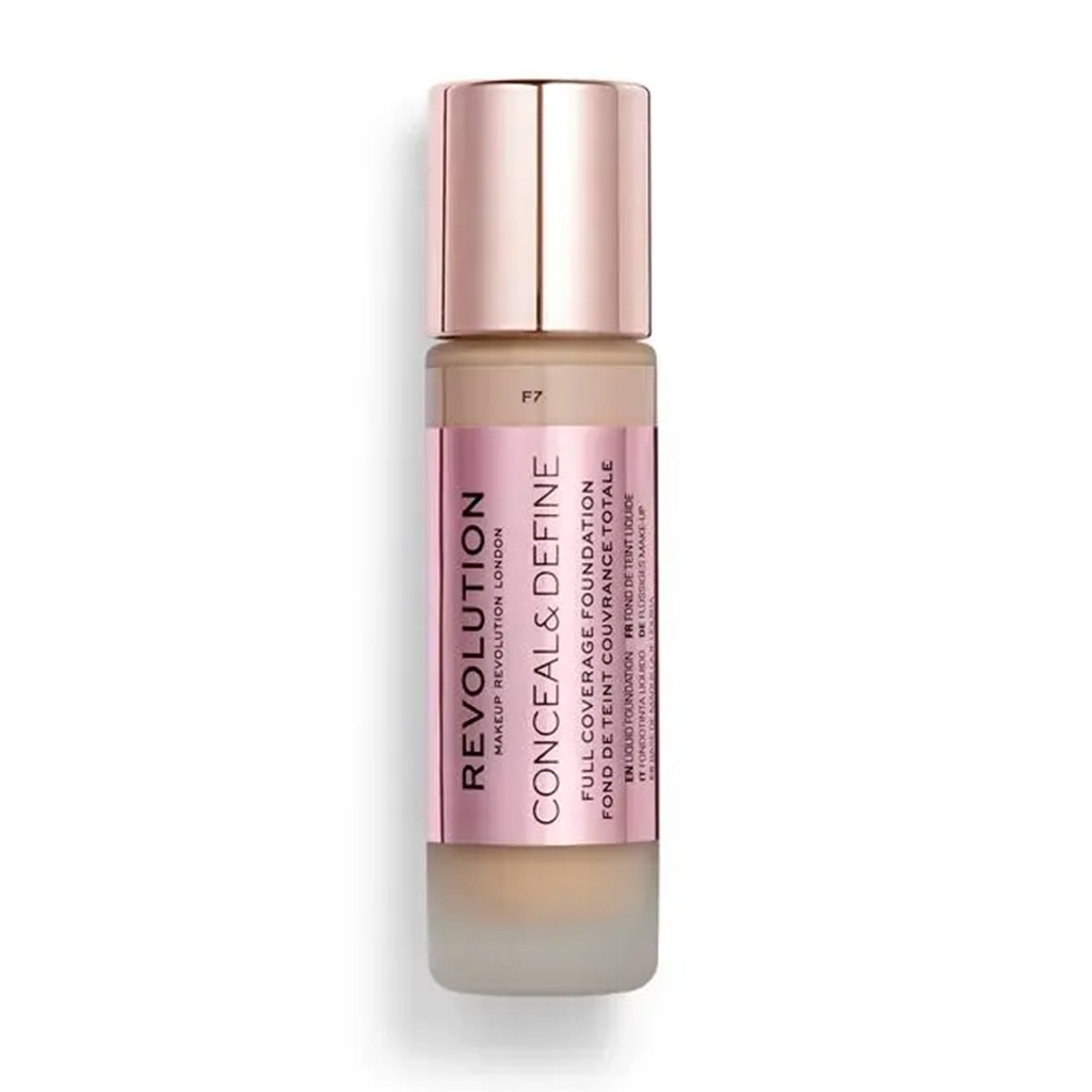 Makeup Revolution, IRL Filter Longwear Foundation F7, Lightweight foundation with natural finish