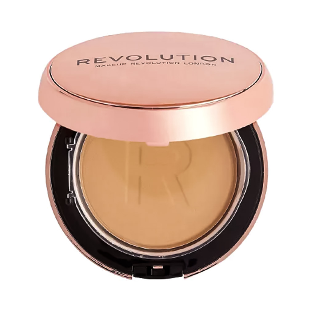Makeup Revolution, Conceal & Define Powder Foundation P10, Full coverage matte powder foundation