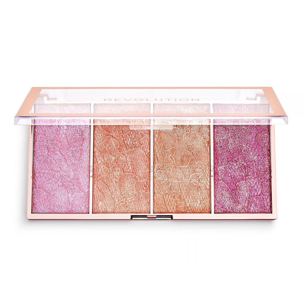Makeup Revolution, Vintage Lace Blush Palette, Multi-shade blush palette for natural flush