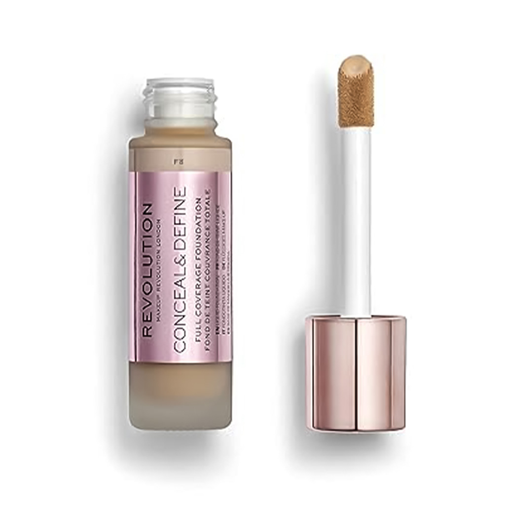 Makeup Revolution, Conceal & Define Foundation, F8