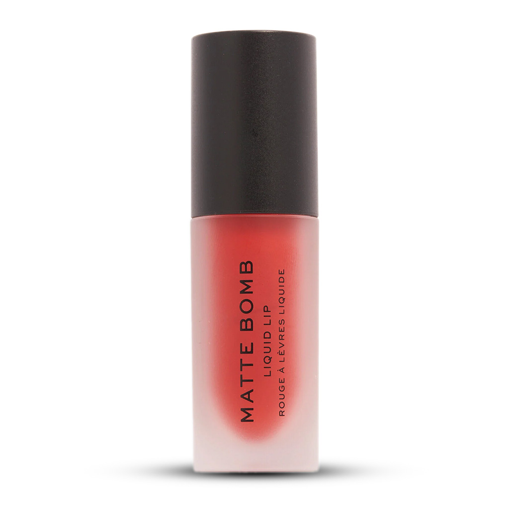 Makeup Revolution, Matte bomb liquid lipstick Lure Red, Intense matte liquid lip colour