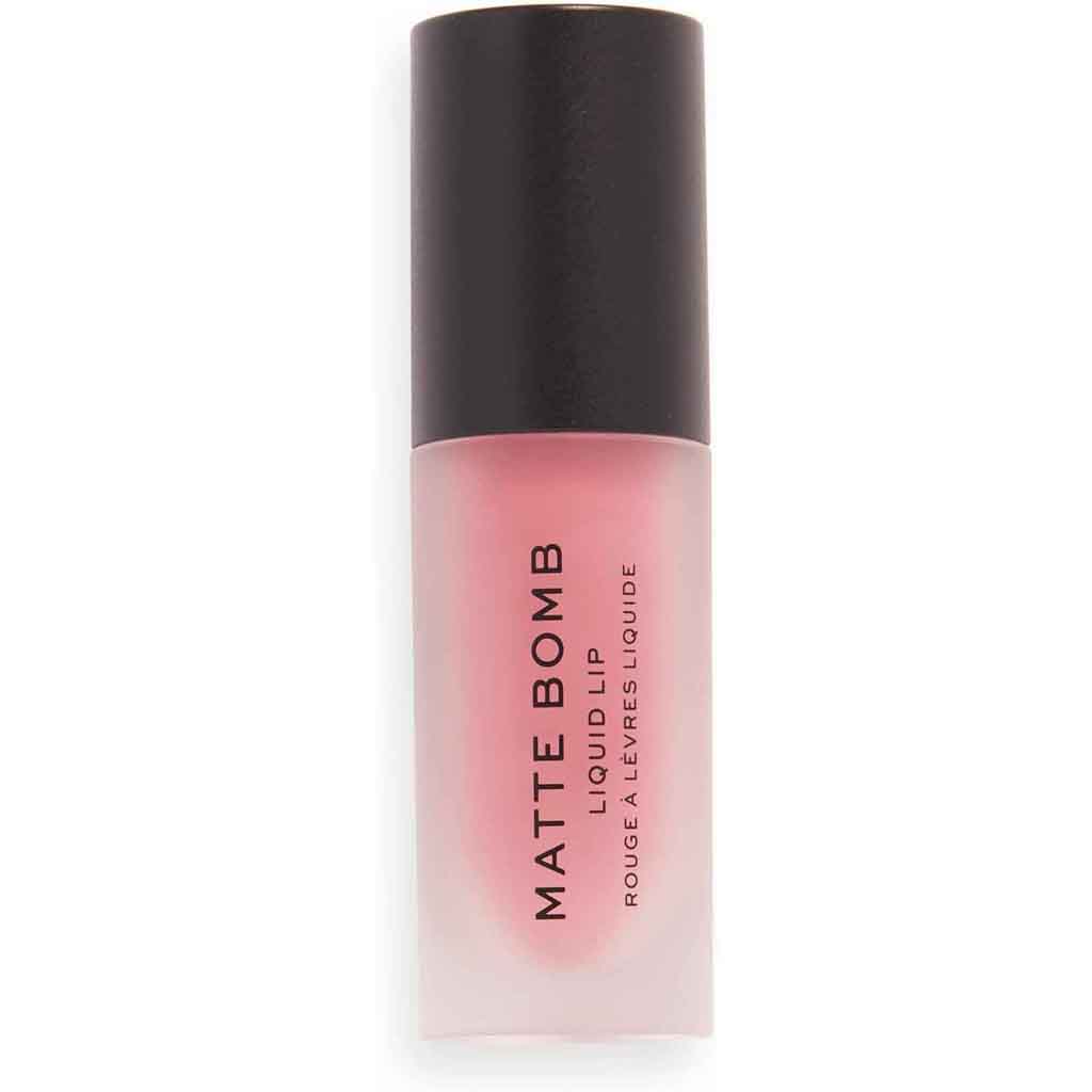 Makeup Revolution, Matte Bomb Lipstick, Long-lasting fuchsia matte lip color, Shade Clueless