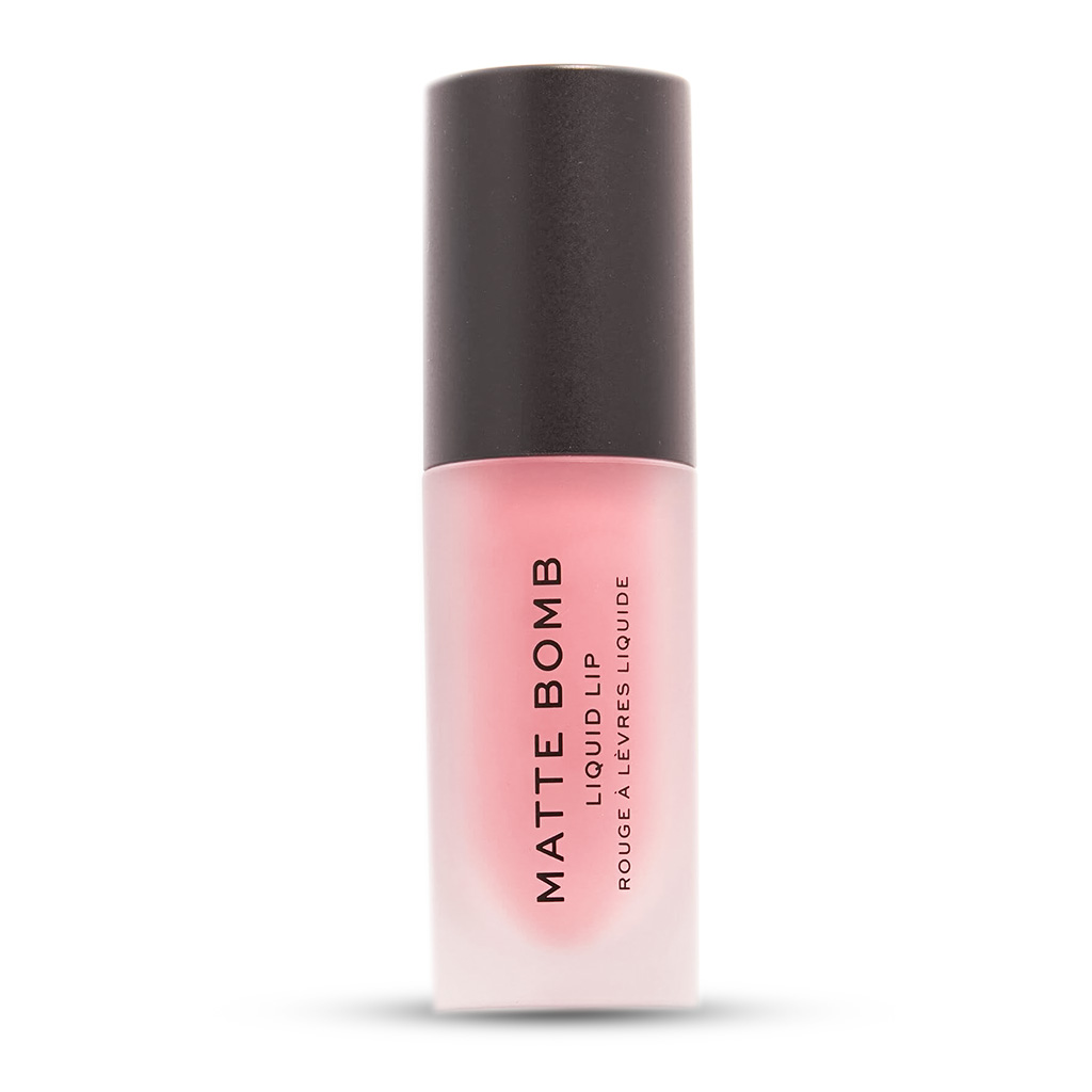 Makeup Revolution, Matte Bomb Lipstick, Long-lasting fuchsia matte lip color, Shade Clueless