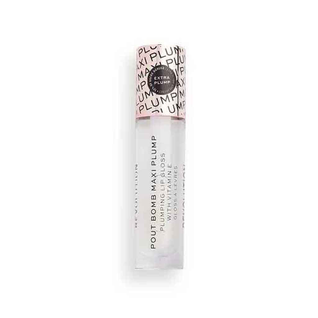 Makeup Revolution, Pout bomb maxi plump lip gloss glaze, Volumizing lip gloss with intense shine