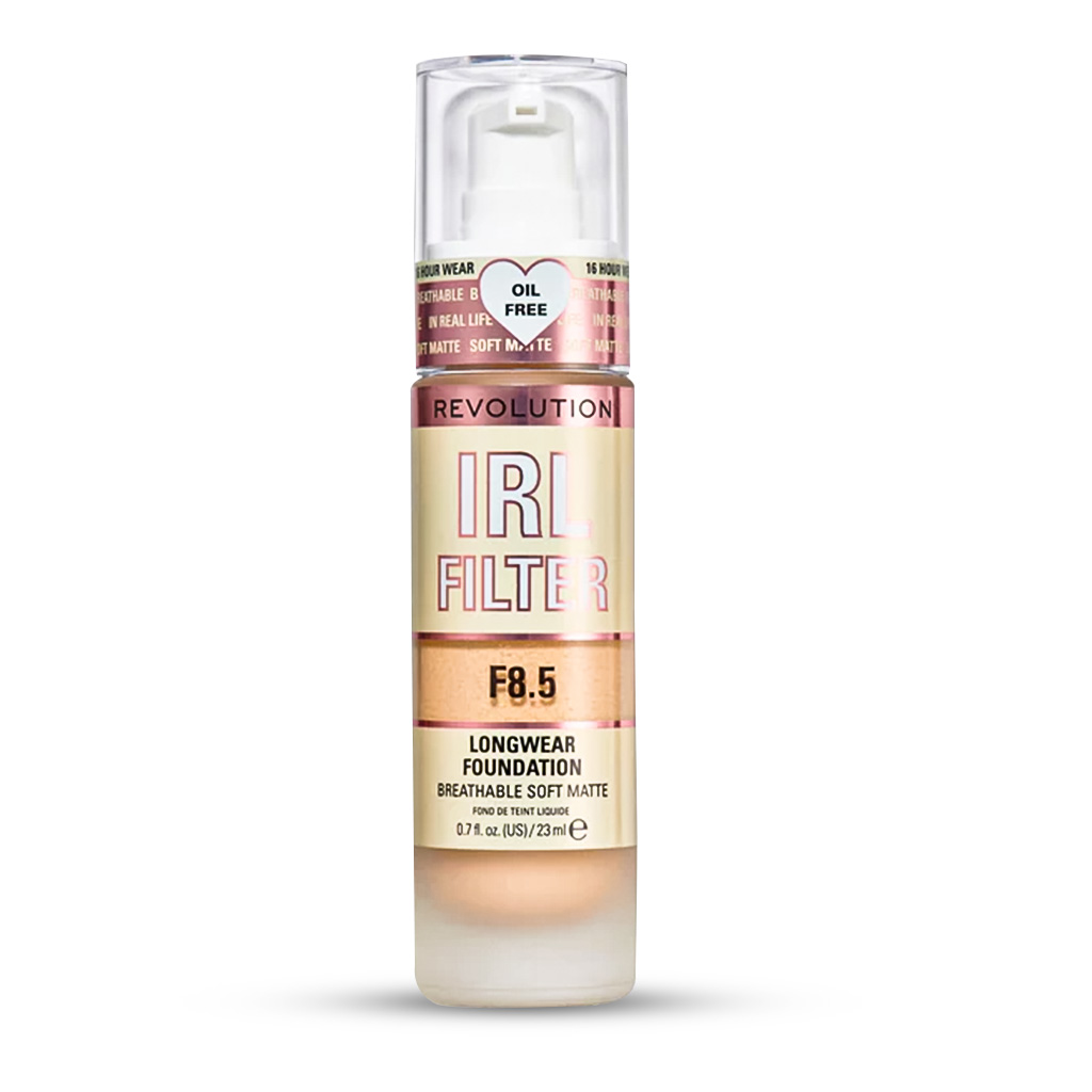 Makeup Revolution, IRL Filter Longwear Foundation, Full coverage long-lasting foundation
