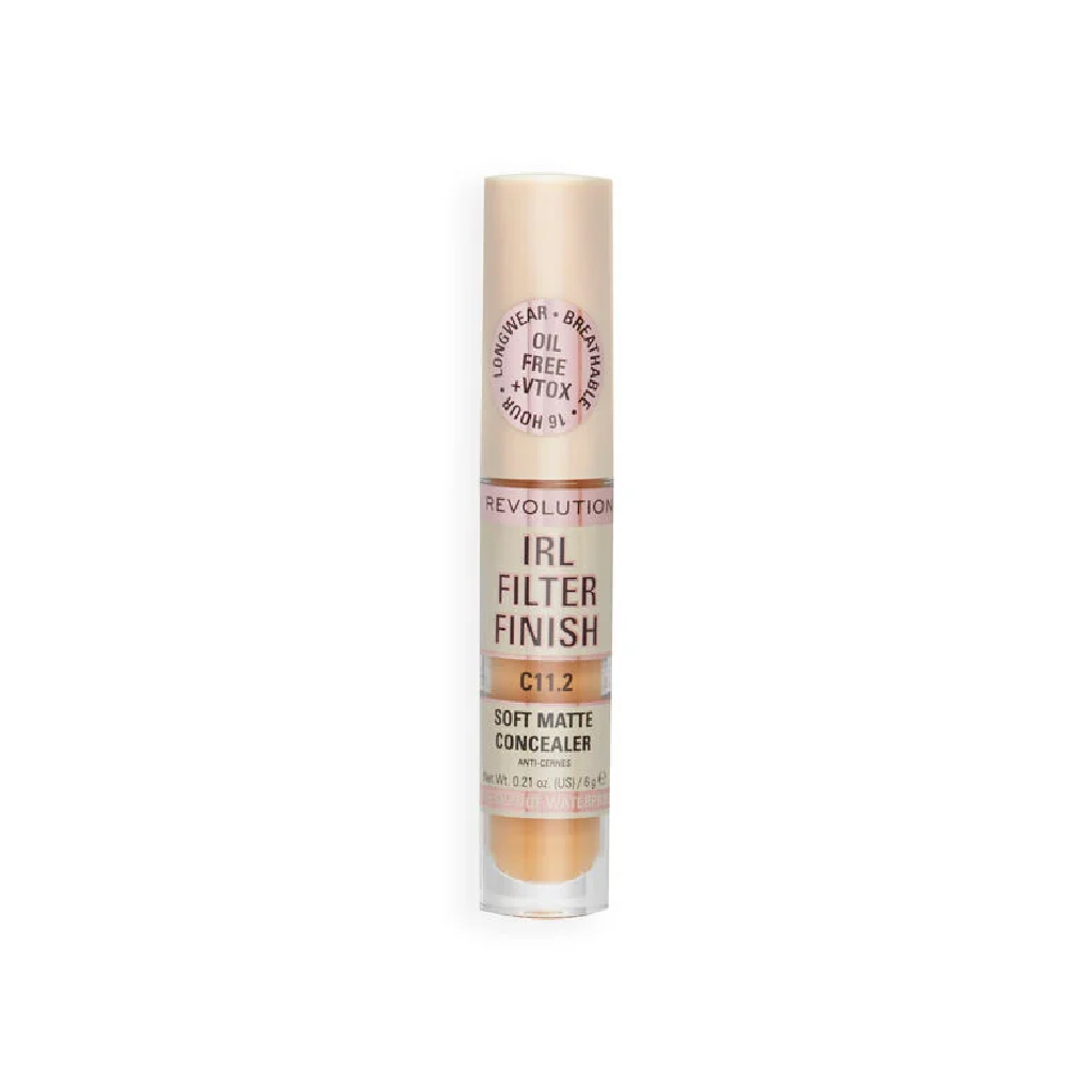 Makeup Revolution, Irl Filter Finish Concealer, Full coverage creamy concealer, Shade C11.2