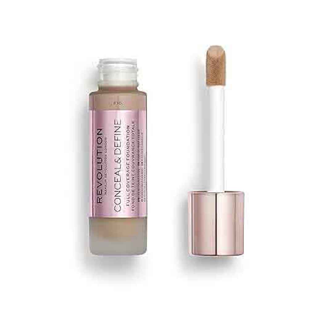 Makeup Revolution, Conceal & Define Foundation, Full coverage foundation for flawless skin