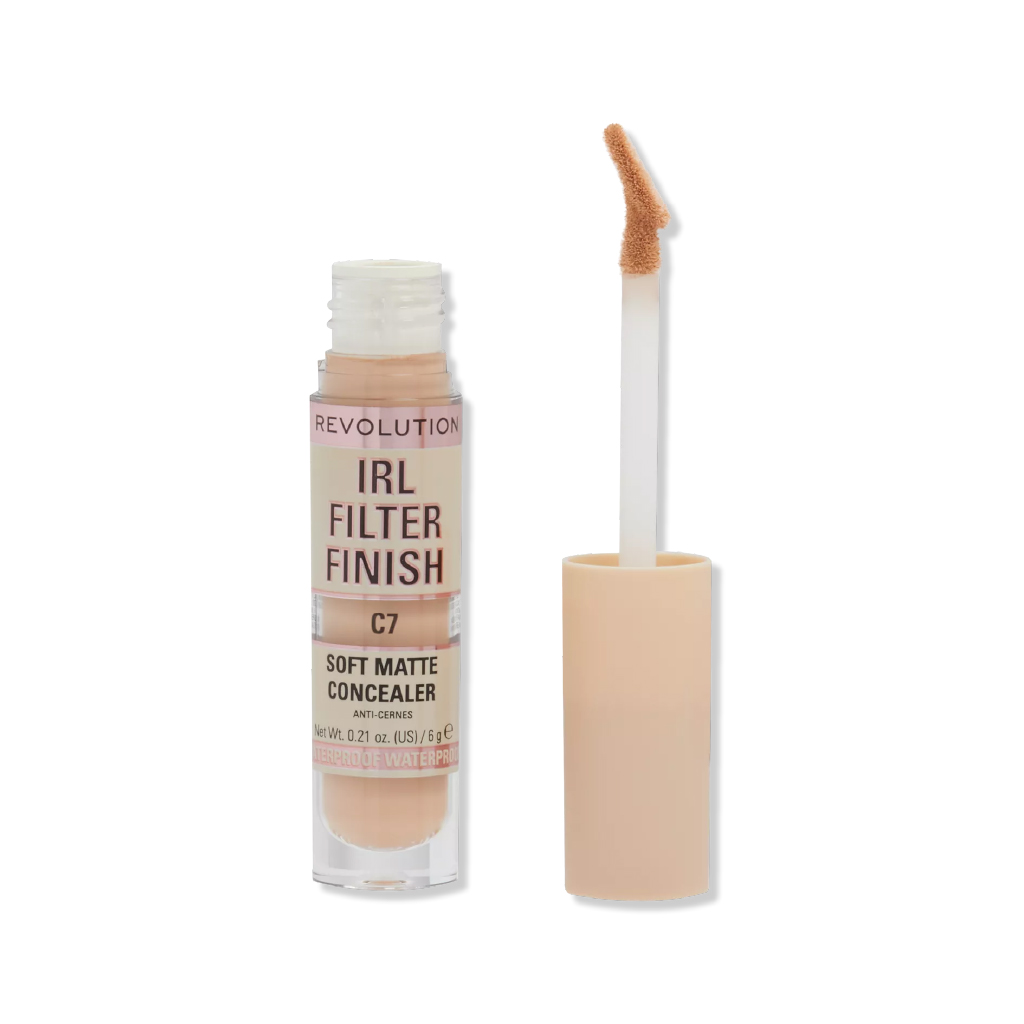 Makeup Revolution, Irl Filter Finish Concealer, Smooth creamy concealer for natural coverage, Shade C7