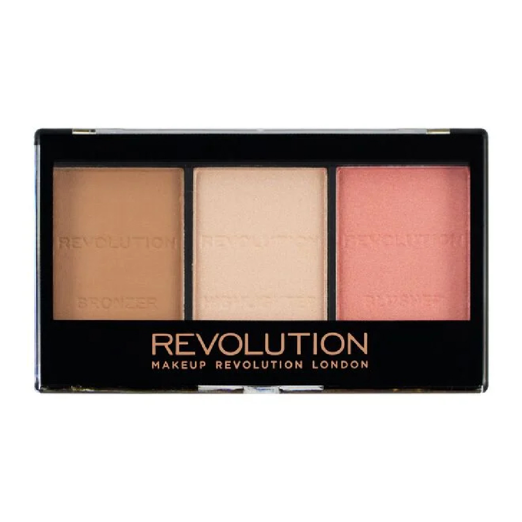 Makeup Revolution, Ultra Sculpt Brightening Contour Kit, Highlighting and contouring palette for fair skin