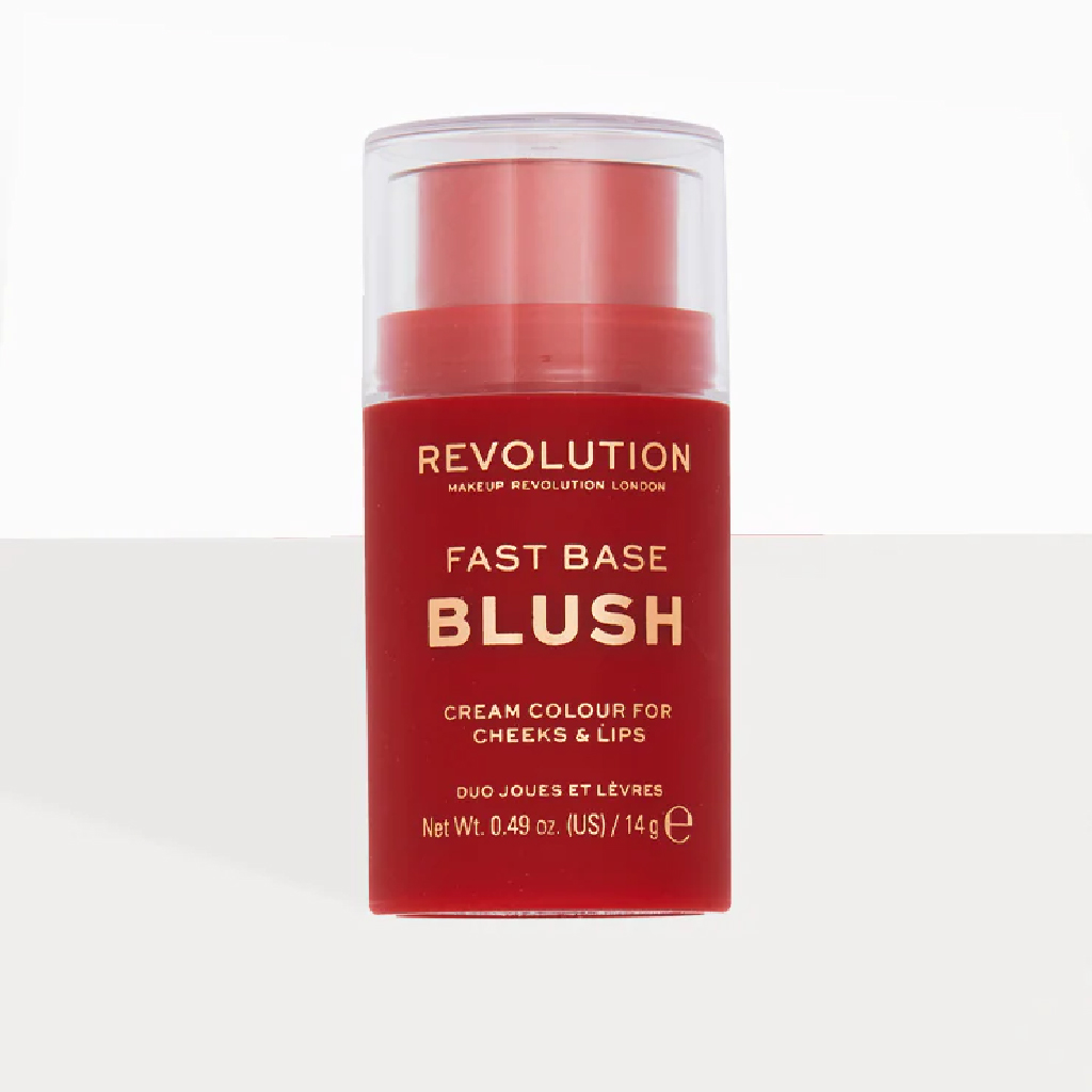 Makeup Revolution, Fast Base Blush Stick, Cream blush stick for natural flush color