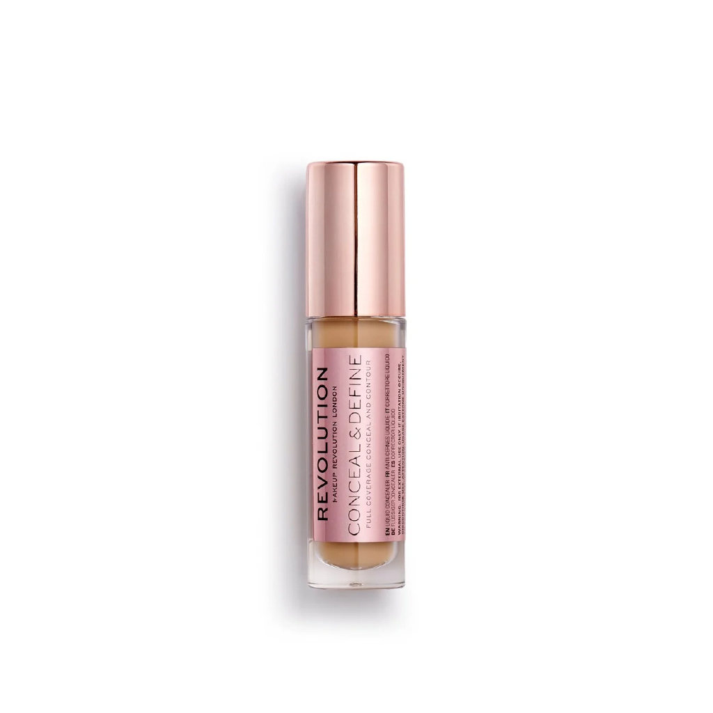 Makeup Revolution, Conceal & Define Concealer, C12, Full coverage matte finish concealer