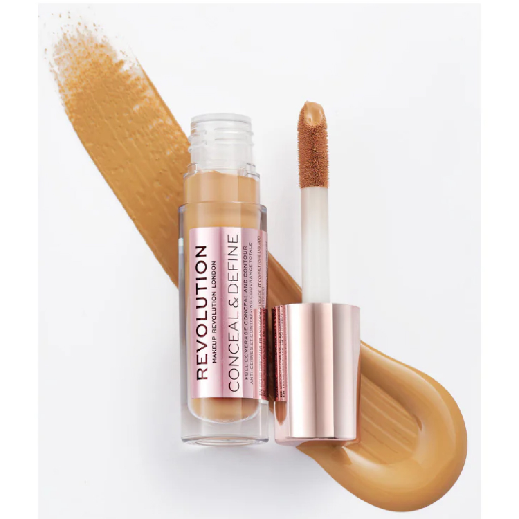 Makeup Revolution, Conceal & Define Concealer, C12, Full coverage matte finish concealer
