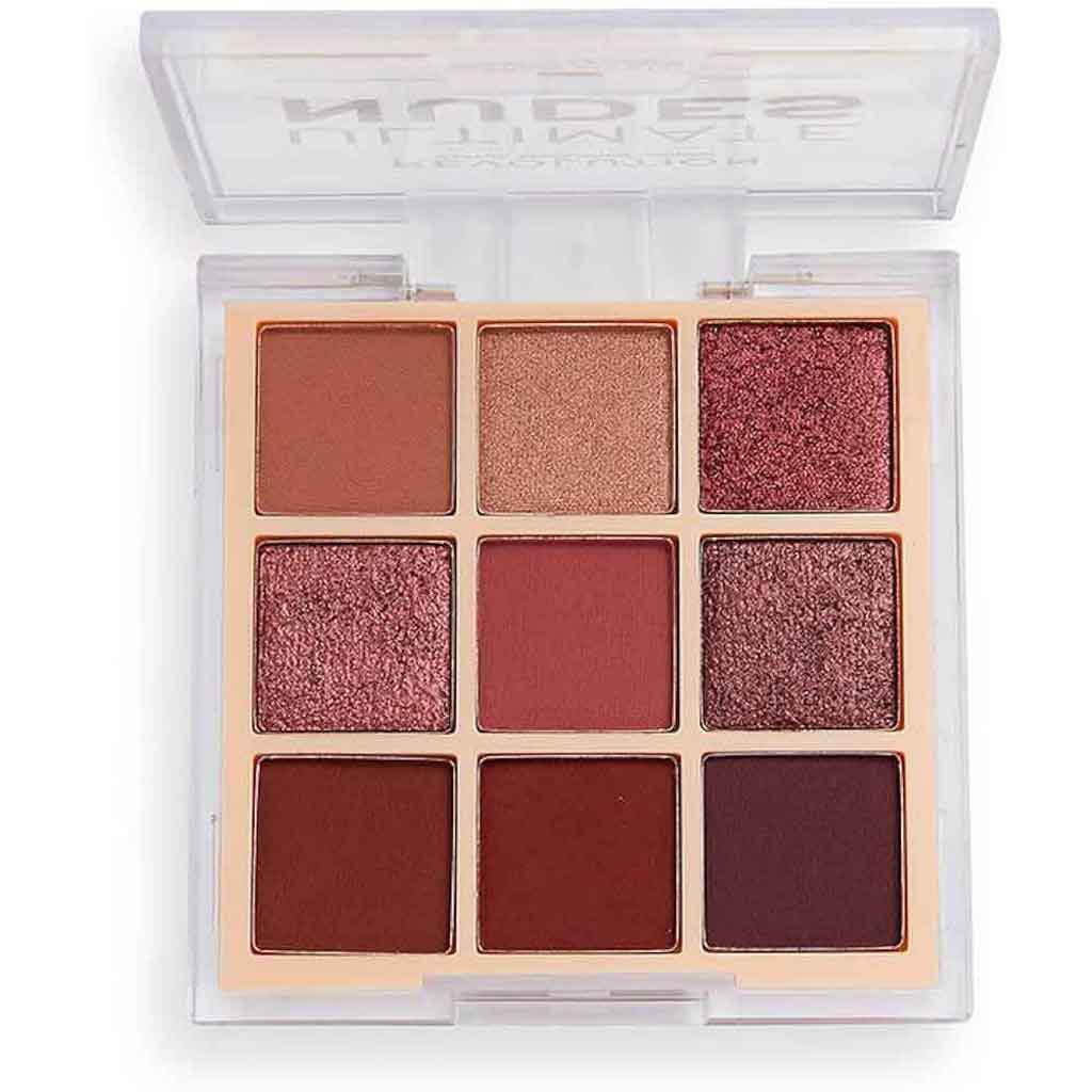 Makeup Revolution, Ultimate Nudes Shadow Palette Dark, Versatile eyeshadow palette with dark tones